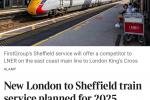 New London to Sheffield train 