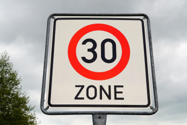 Speed Sign (Displaying 30 MPH)